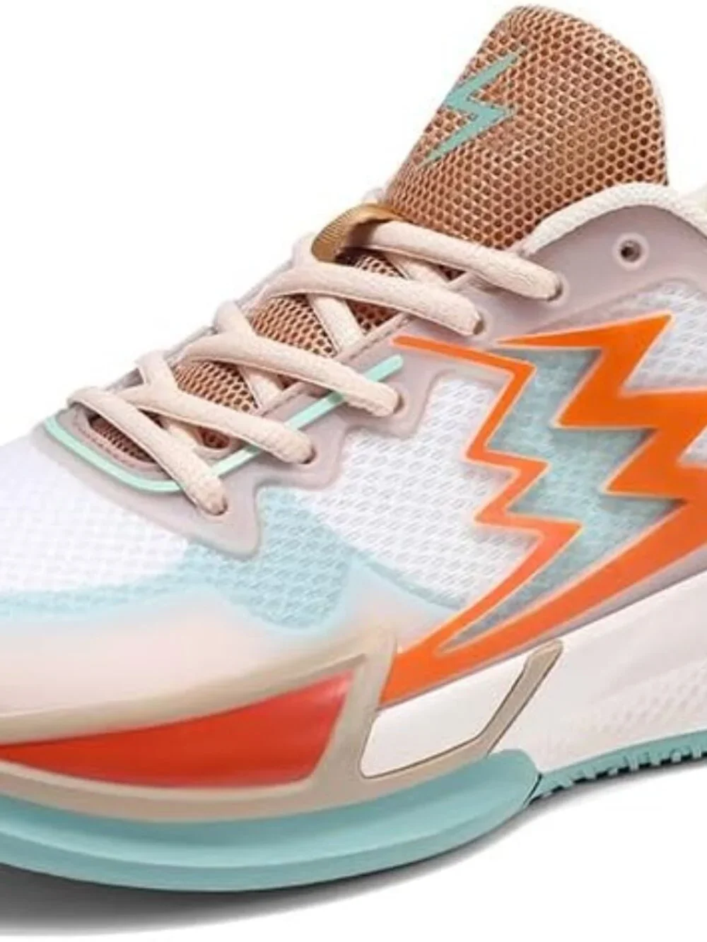 Women's Brown Non Slip Breathable Mesh Sneakers Comfortable Basketball Shoes